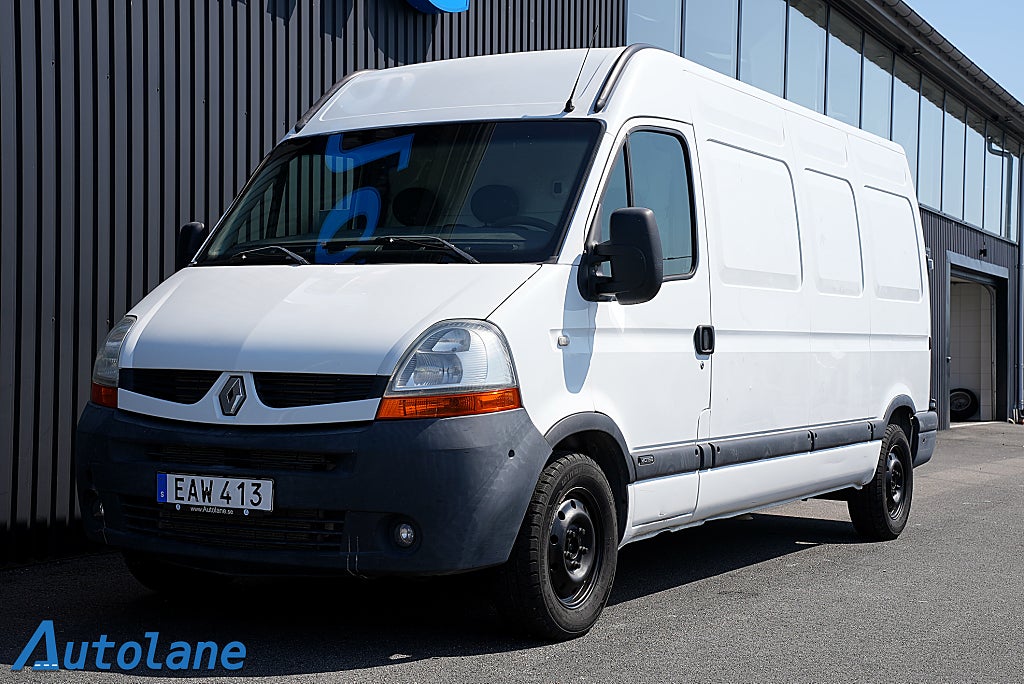 Renault master 3.5 T 2.5 dCi, Lastramp, Stort skåp, 1 ägar 12 år 146hk
