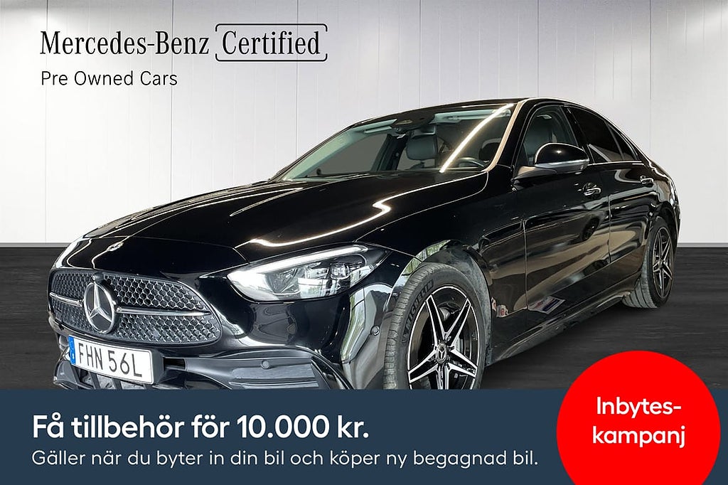 Mercedes-Benz C300 e AMG Line/Rattvärme/Moms