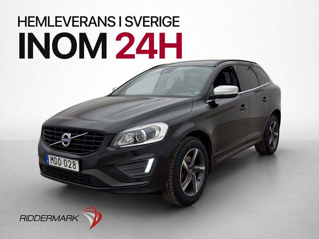Volvo XC60 D4 AWD 190hk R-Design Värmare VOC Drag P-Sensorer