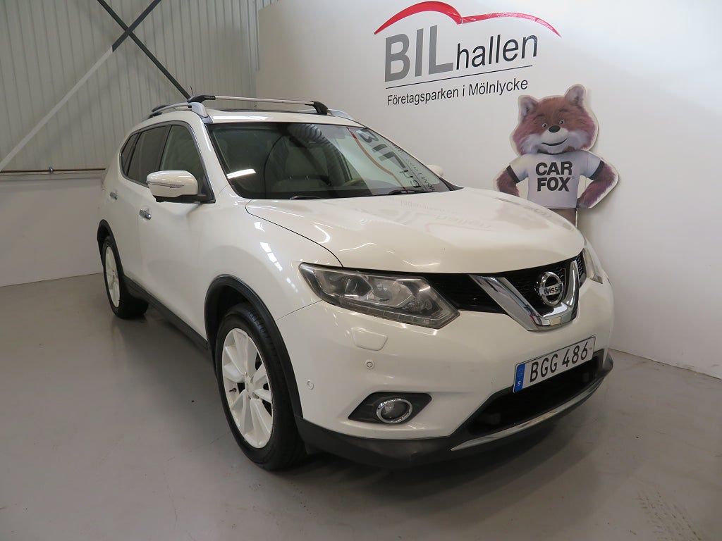 Nissan X-Trail 1.6 dCi 130HK DPF 1Ägare Drag Kamera Panorama Keyless