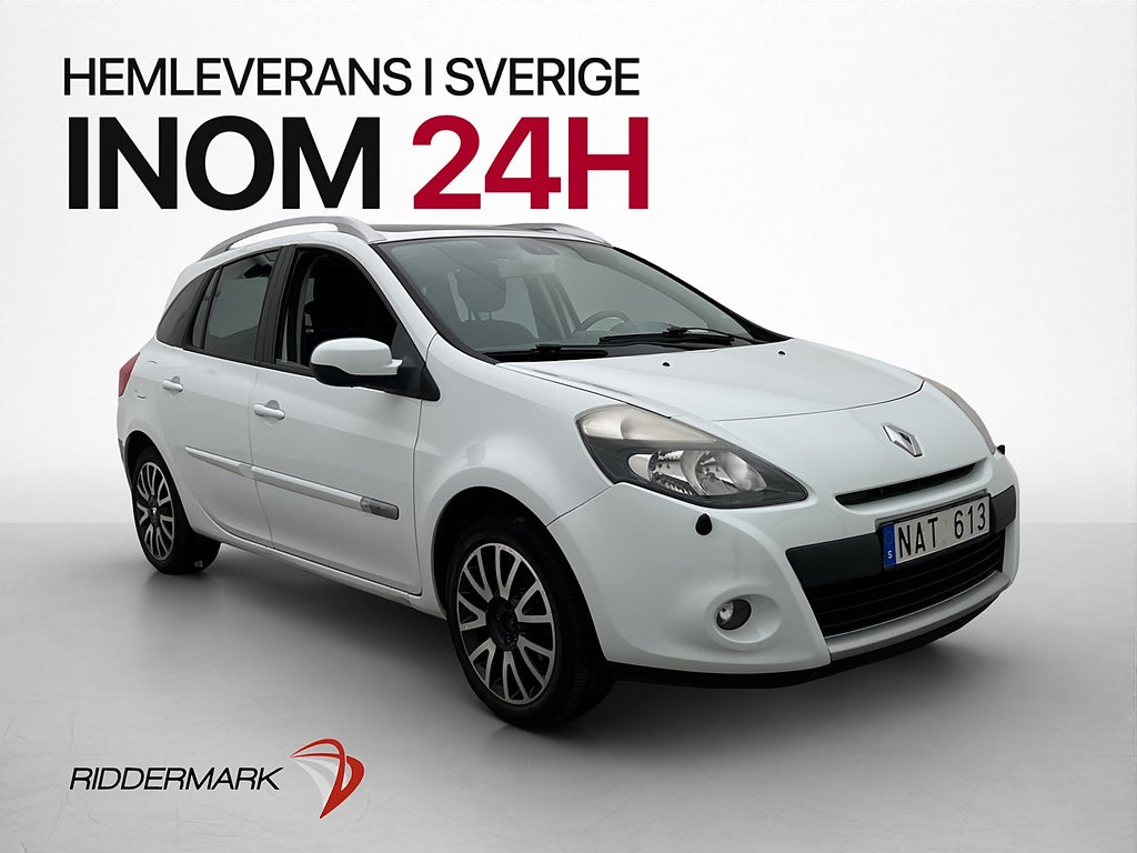 Renault Clio 1.2 TCe 103hk Panorama Farthållare