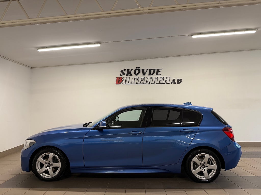 BMW 118 d M-Sport/6-VXL/Nyservad/Motor&Kupevärmare/Xenon 