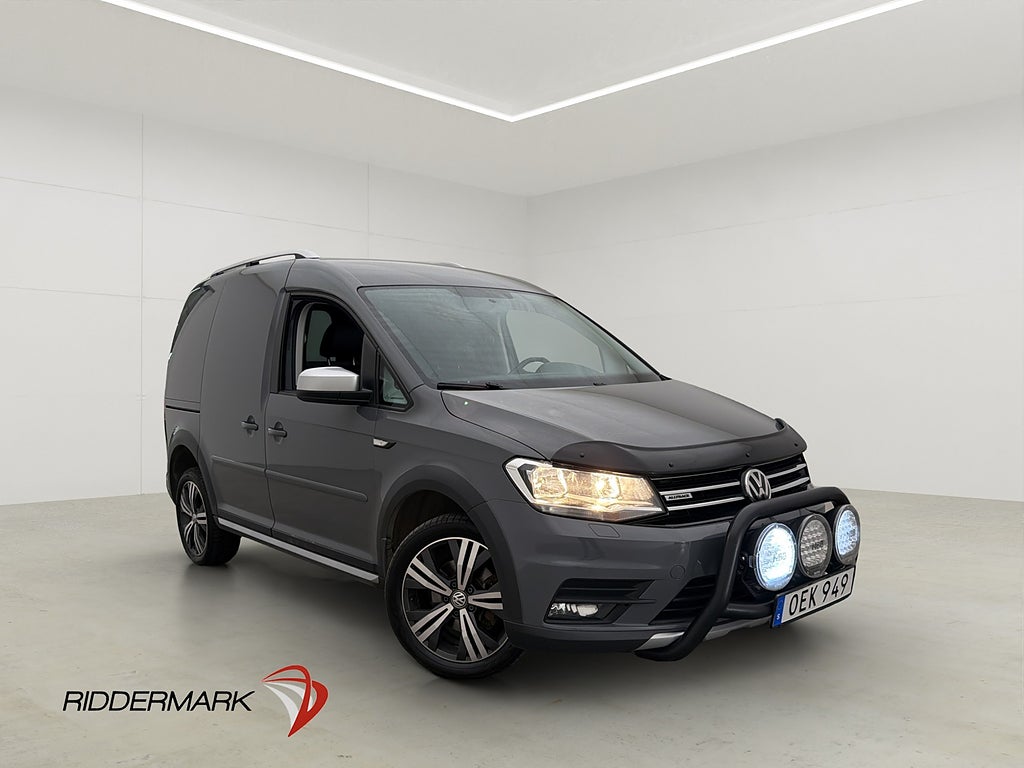 Volkswagen Caddy Alltrack 2.0 TDI 4M Värm 2xDörrar V-Inredd