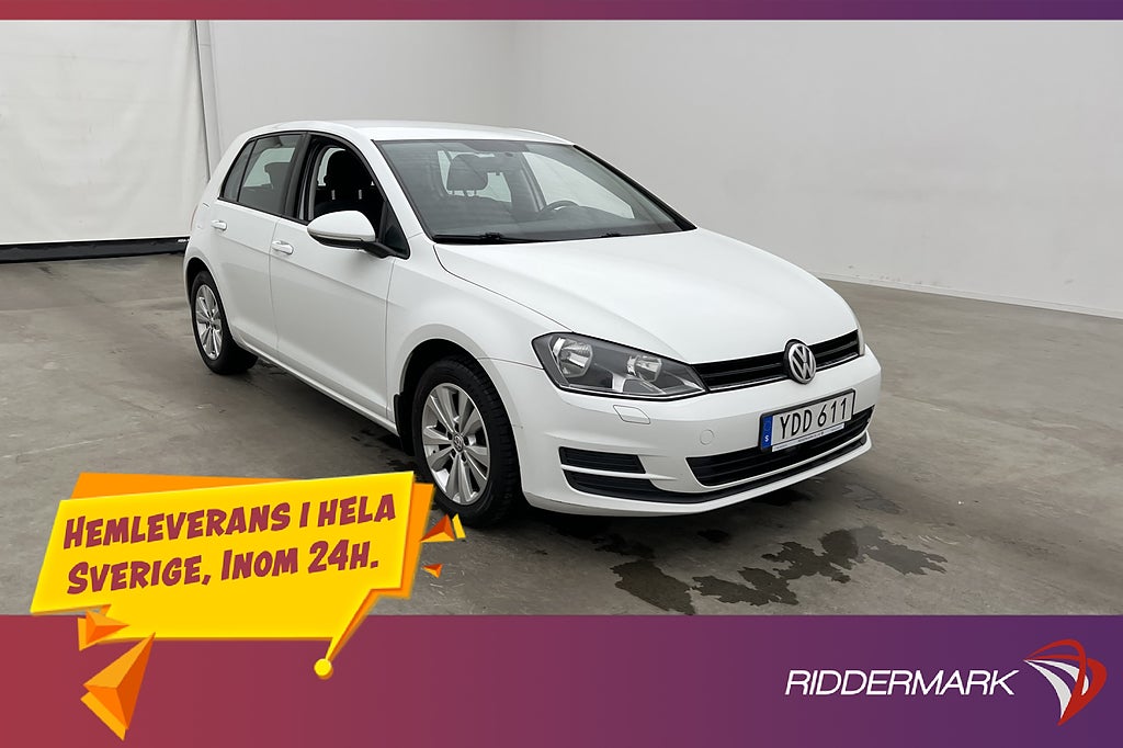 Volkswagen Golf 1.2 TSI Apple CarPlay 0.49 l/mil 110hk