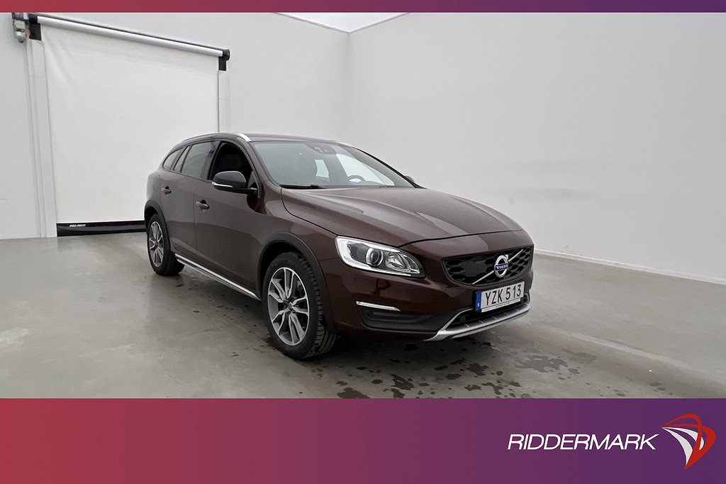 Volvo V60 Cross Country D3 Summum VOC D-Värm Skinn Navi