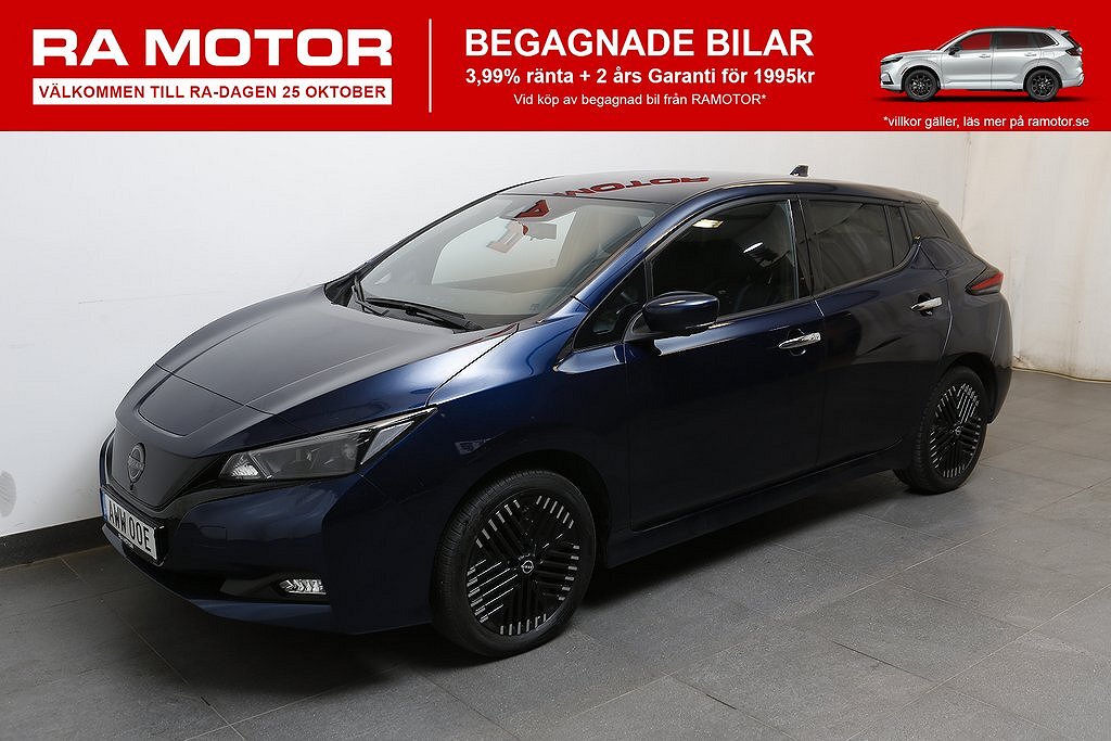 Nissan Leaf e+  Tekna 59 kWh 360° BOSE Skinn Leasbar 2023
