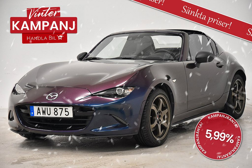 Mazda MX-5 2.0 RF KAMPANJ Sportpaket BOSE Recaro 160hk LSD