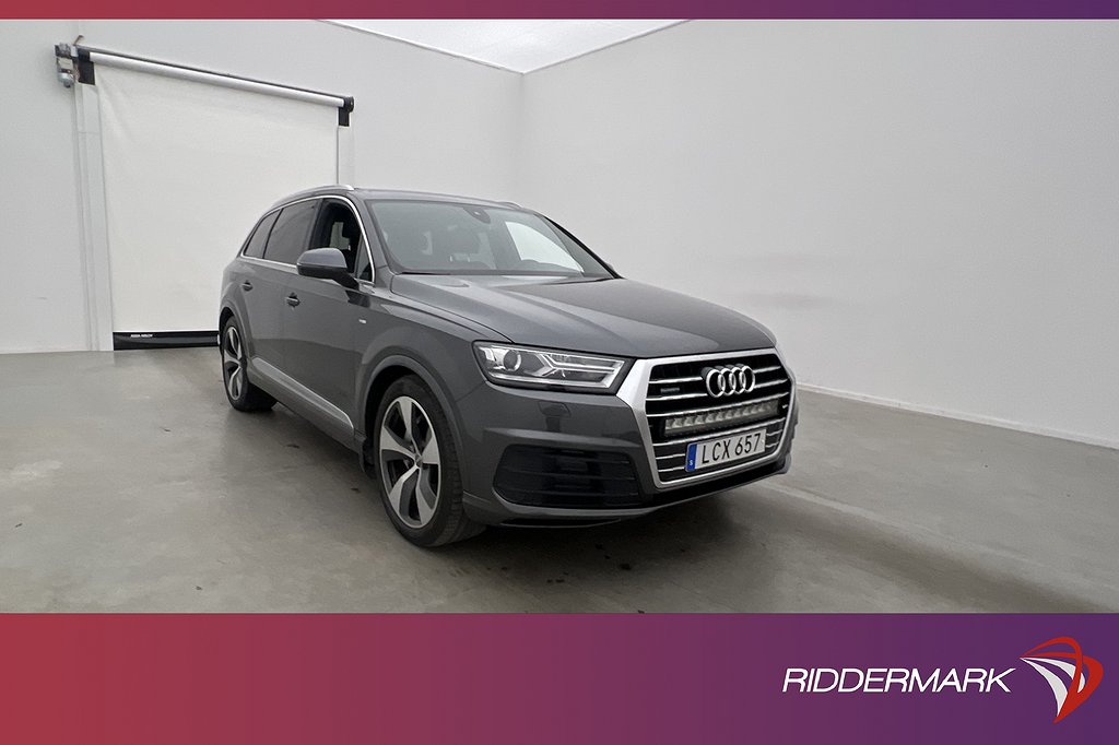 Audi Q7 3.0 TDI V6 Quattro S-Line 7-Sits D-Värm Cockpit Pano