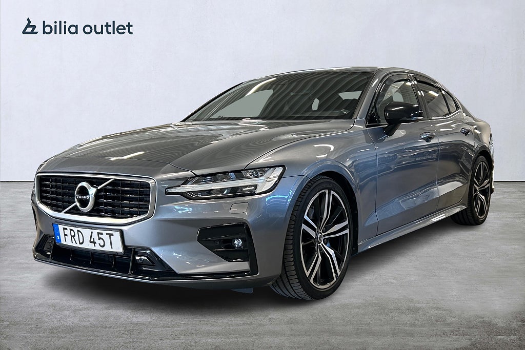 Volvo S60 T5 aut R-Design 250hk Navi H/K B-kamera Carplay Läder