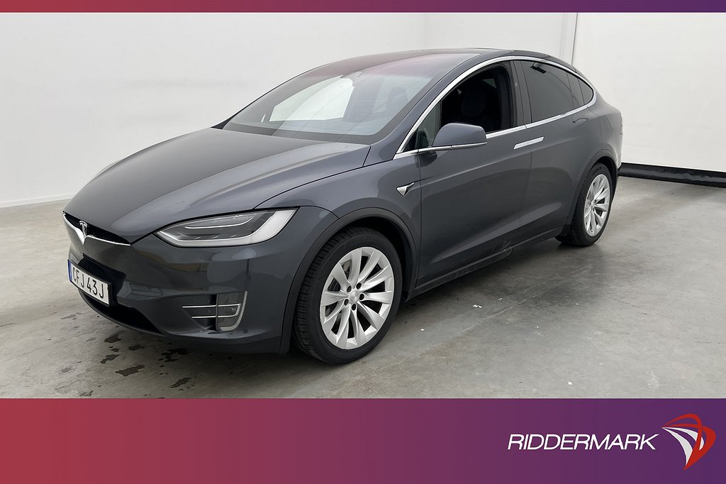 Tesla Model X 75D Dragkrok Svensksåld Uppgraderad AP