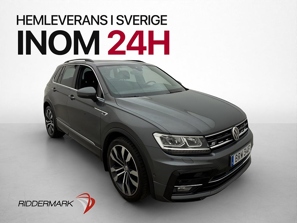 Volkswagen Tiguan 2.0 TSI 190hk 4M R-Line Pano Värmare Drag