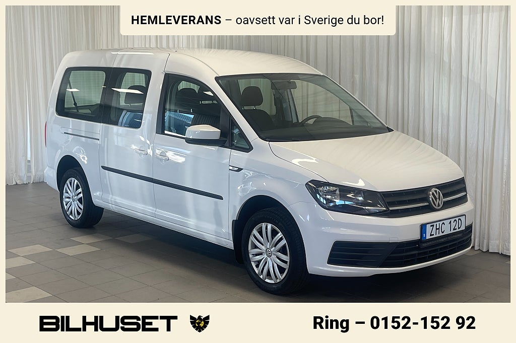 Volkswagen Caddy Maxi Life 7-SITS 1.4 TSI DSG VÄRMARE DRAG