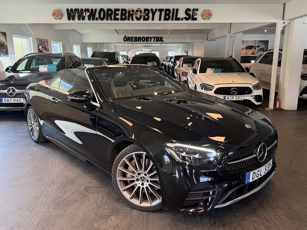 Mercedes-Benz E 400 d 4MATIC Cabriolet AMG Burmster Värmare Gps SE SPEC