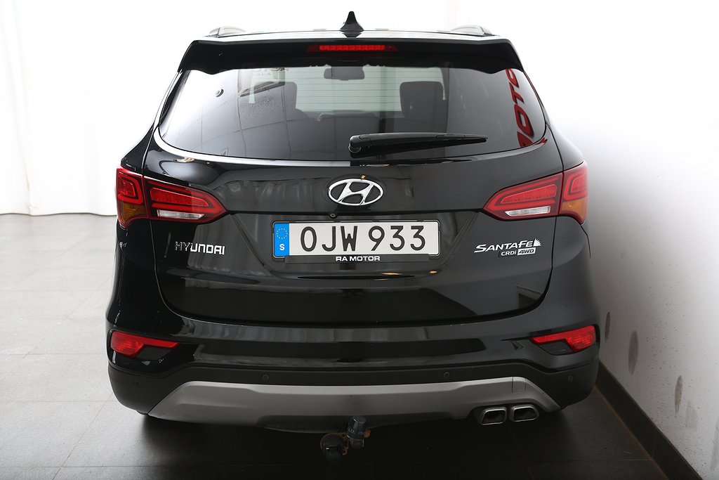 Hyundai Santa Fe 2,2 CRDi Premium AWD Aut Navi Skinn Drag 2017