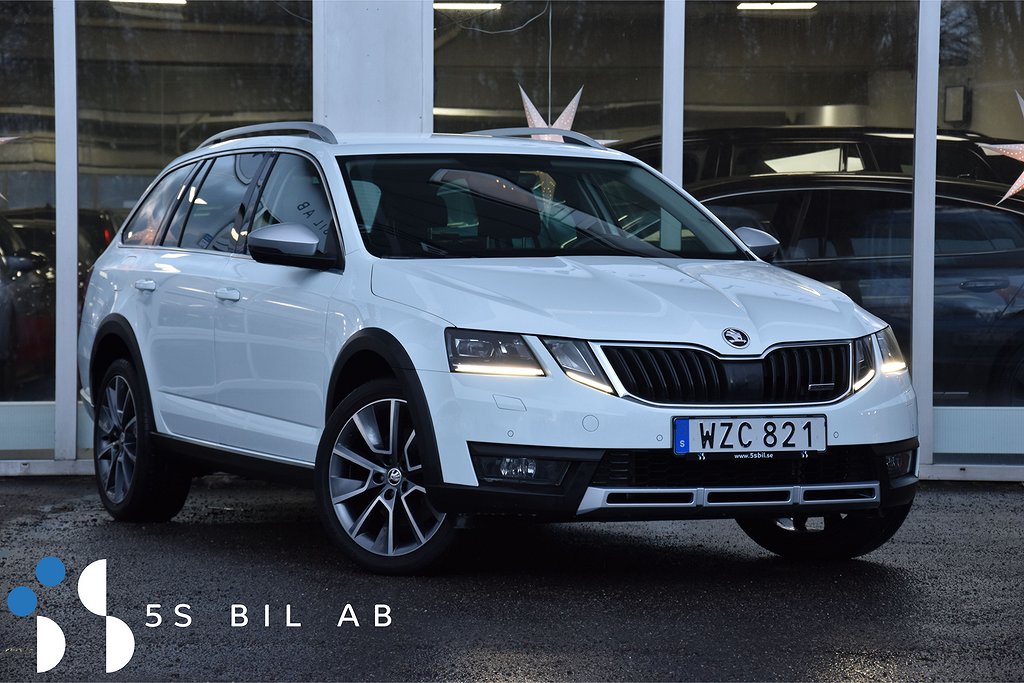 Skoda Octavia Scout 1.8 TSI 4x4 GPS VÄRMARE DRAG Eu6 180HK