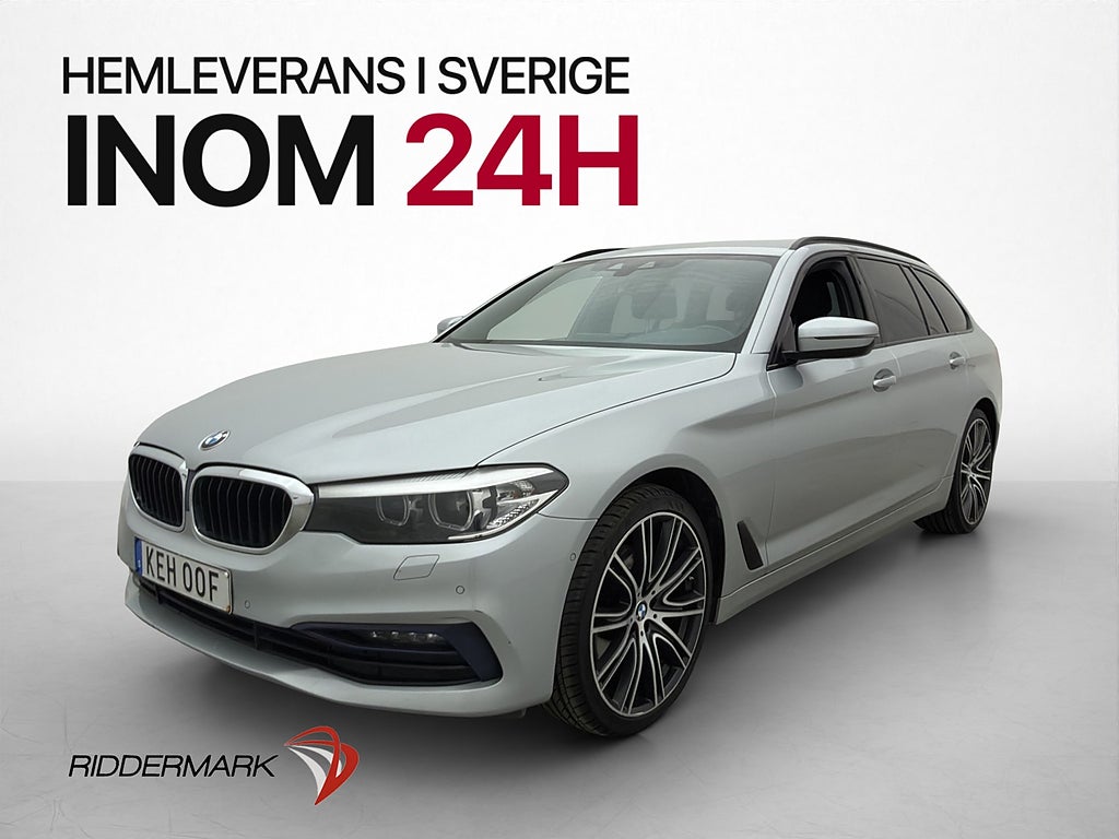 BMW 520d xDrive 190hk Sportline Kamera Drag HiFi Ambient 20"