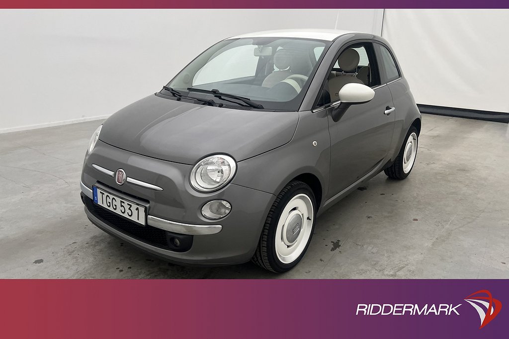 Fiat 500 1.2 8V 69hk 30 Anniversery Skinn 0,49l/Mil