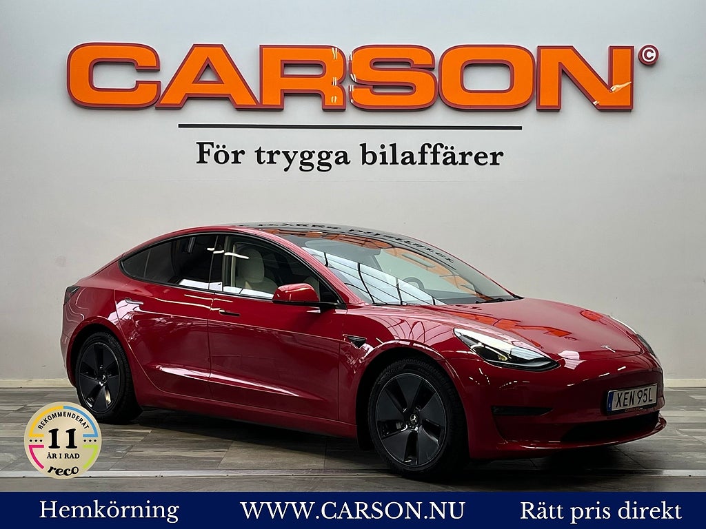 Tesla Model 3 Long Range AWD Premium Panorama Värmare