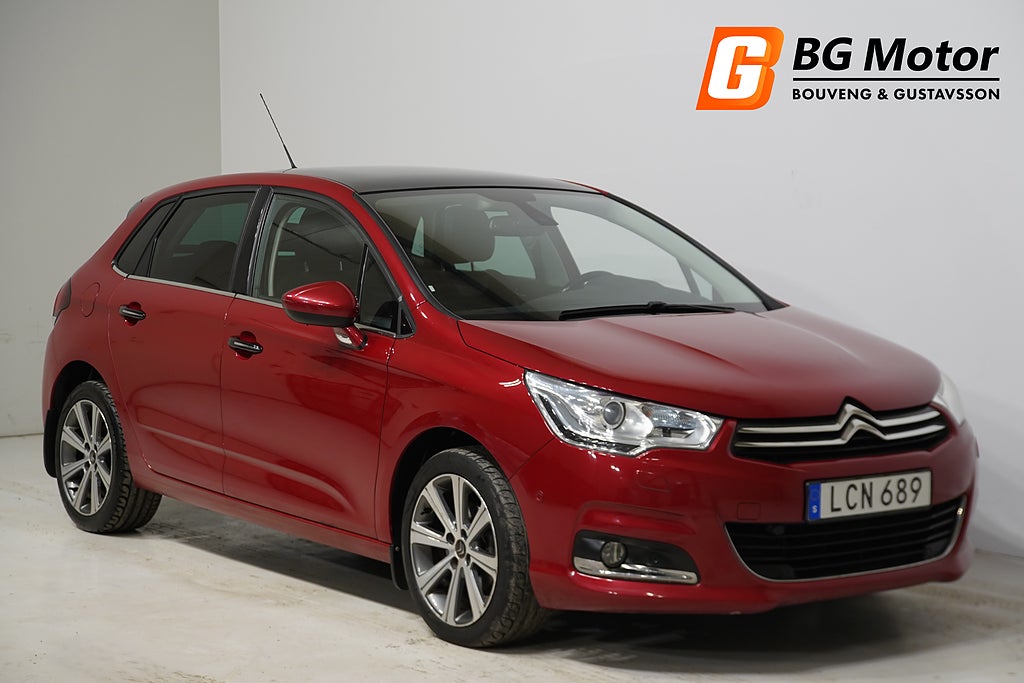 Citroën C4 1.6 BlueHDi 120HK Aut Pano/M-värmare/PDC/Navi