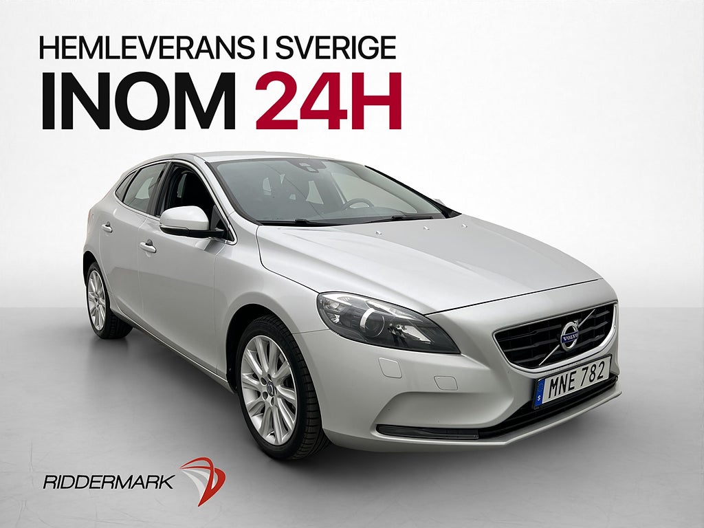 Volvo V40 D4 Summum Värmare Kamera Skinn Elstol Bluetooth