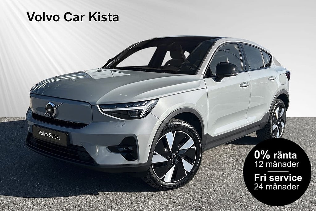 Volvo C40 Single Motor Extended Range Ultimate 0%RÄNTA FRISERVICE