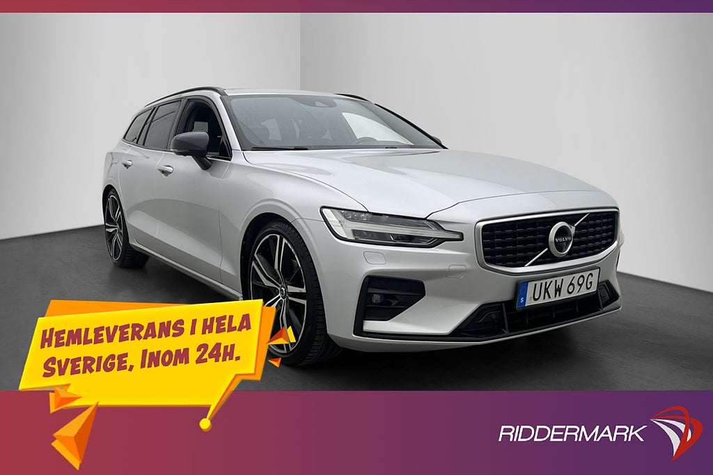 Volvo V60 D4 R-Design Pano 360° H/K Värmare Skinn Drag VOC