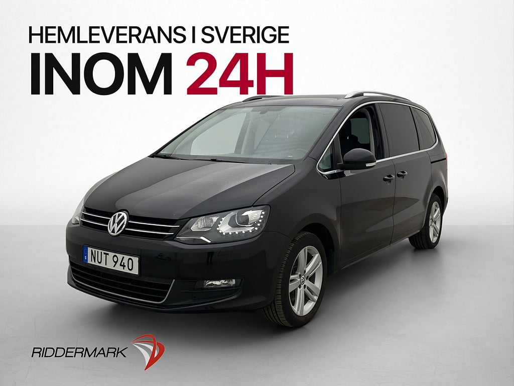 Volkswagen Sharan 2.0 TDI 150hk 4M Värm 7-Sits Drag Kamera