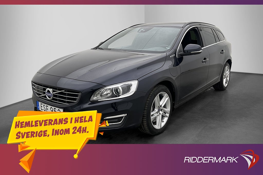 Volvo V60 D5 Plug-In AWD Classic Mometum Värmare Kamera Navi