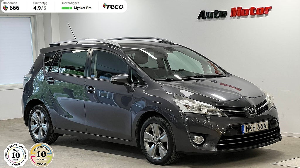 Toyota Verso 1.6 7-sits Backkamera 111hk