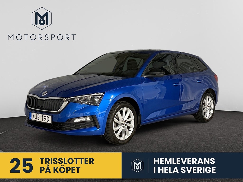 Skoda Scala 1.0 TSI Dragkrok Adaptiv farthållare Backkamera 360°