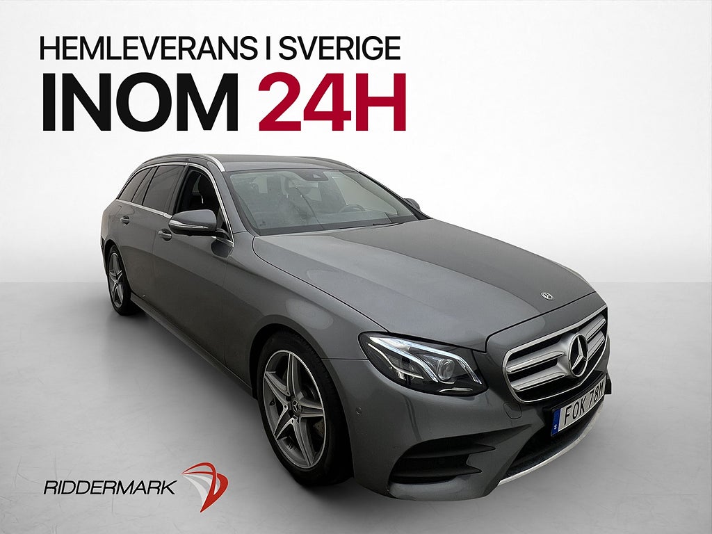 Mercedes-Benz E 220 T d 194hk AMG Wide 360° Drag CarPlay
