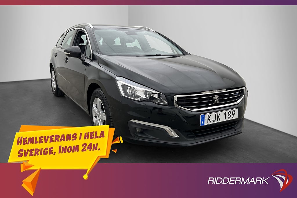 Peugeot 508 SW 120hk Sensorer Bluetooth 1103kr Skatt