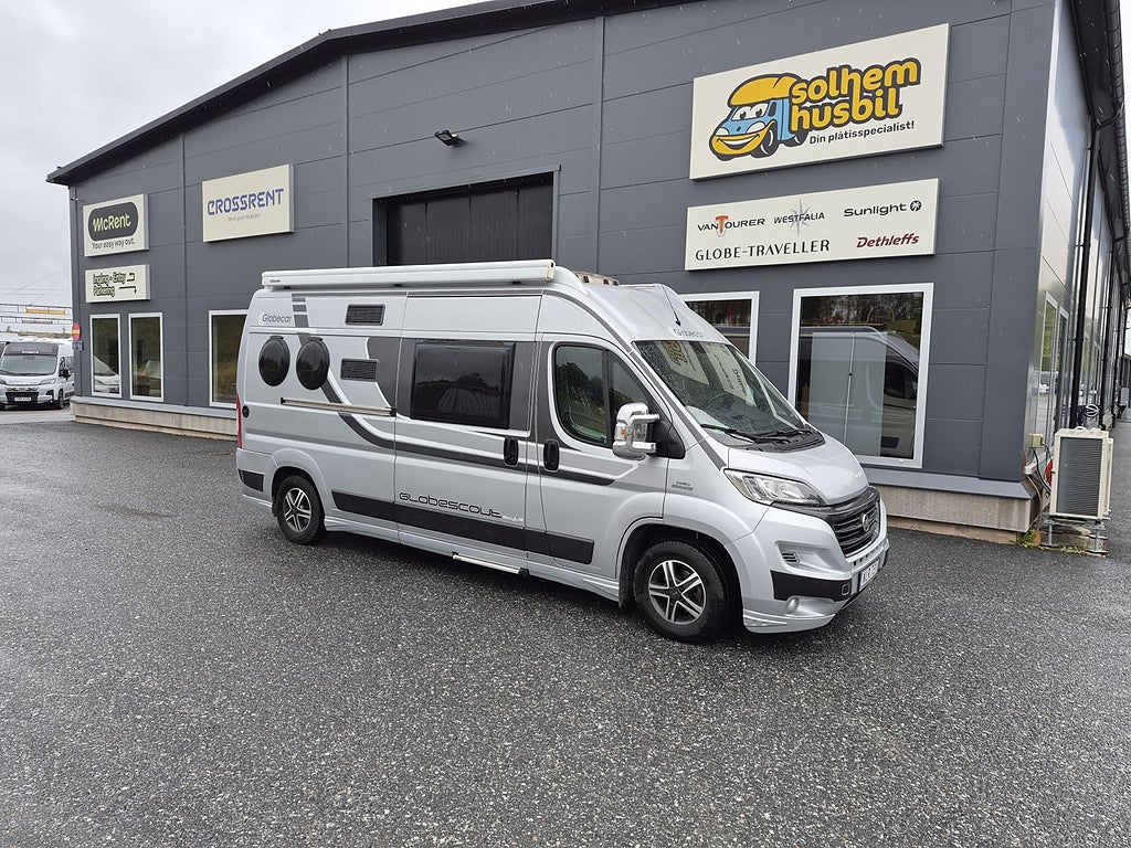 Globecar Globescout R Style 3 sovplatser, endast 6900 mil, dragkrok, solc