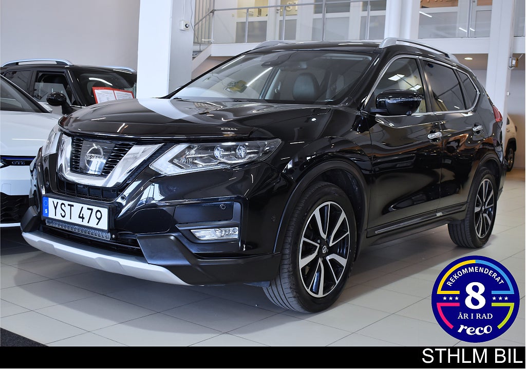 Nissan X-Trail 7Sits  Pano  360° Navi  Drag Värmare  4,95% Ränta