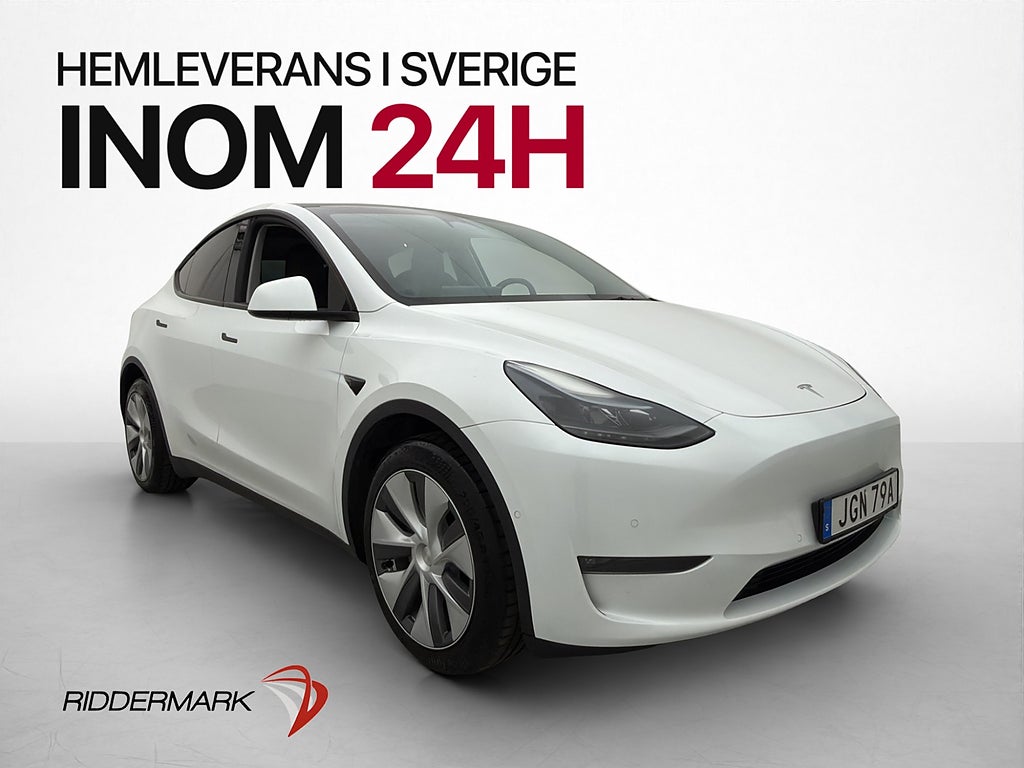 Tesla Model Y Long Range AWD Pano Drag AP 1-Brukare MOMS