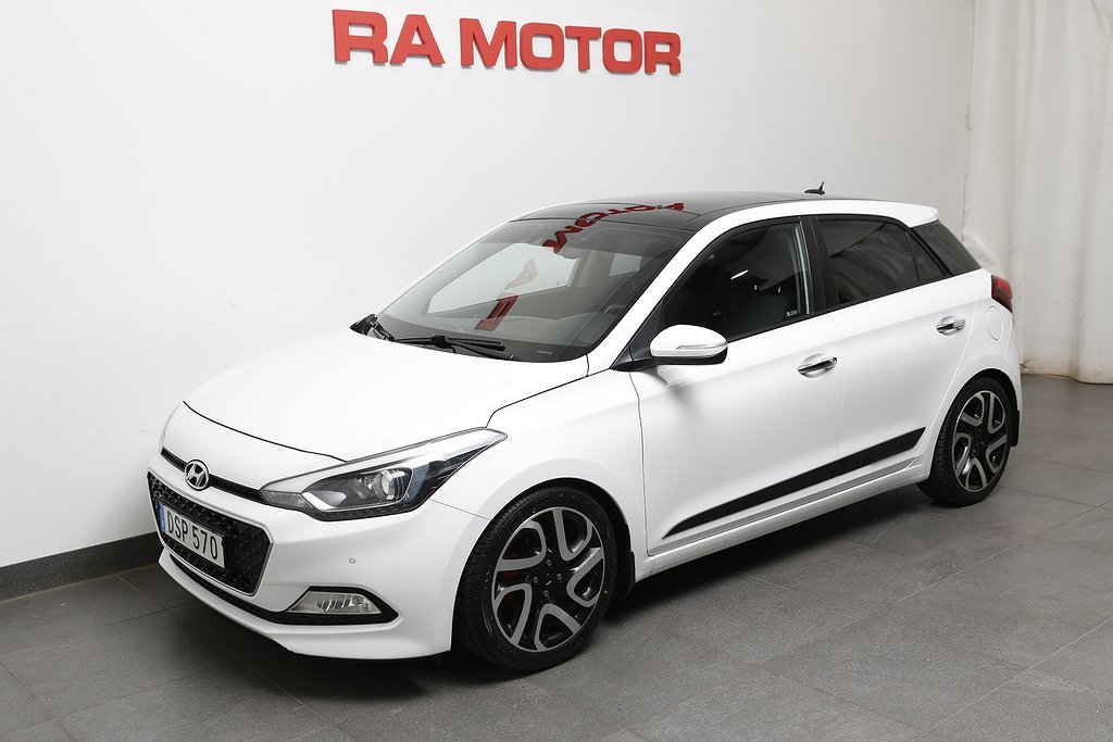 Hyundai i20 1,4 Premium 101hk 5D Panorama Kamera 2016