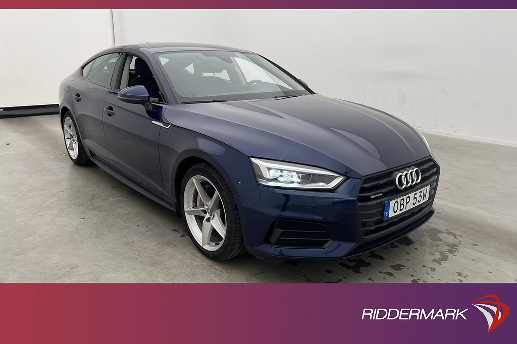 Audi A5 Sportback 45 TFSI Q 245hk Proline CarPlay Sensorer