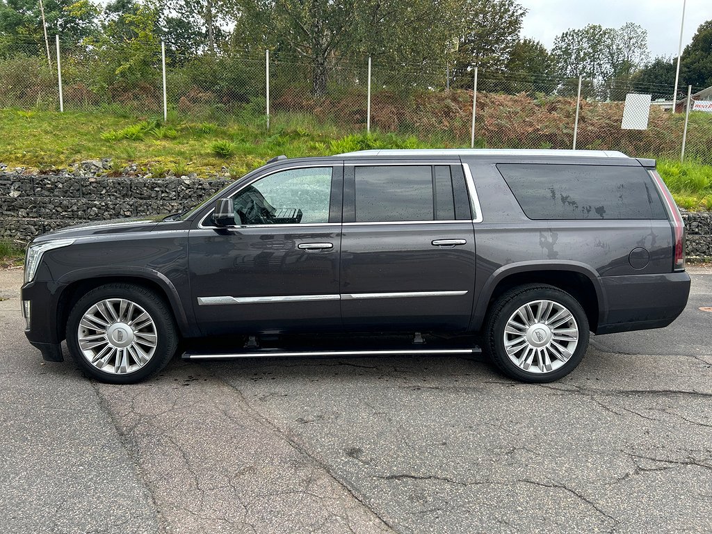 Cadillac Escalade ESV 6.2 V8 4WD Euro6 7-Sits Drag Sv-Såld