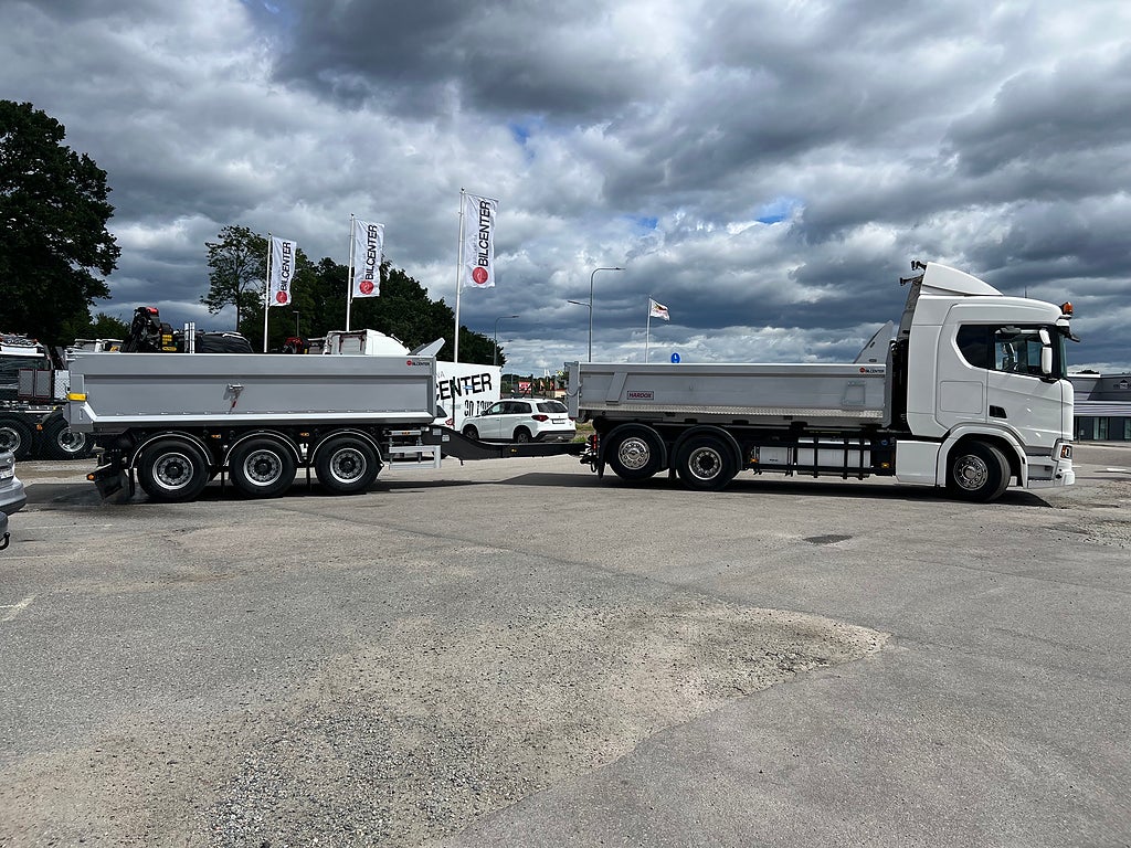Scania R500 6x2*4 Lastväxlare inkl Schaktflak & Tippkärra