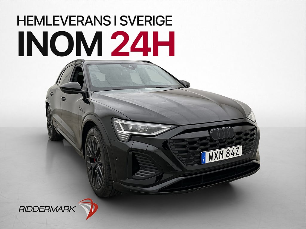 Audi Q8 e-tron 55 S Line MOMS Pano Läder Drag Värmepump B&O