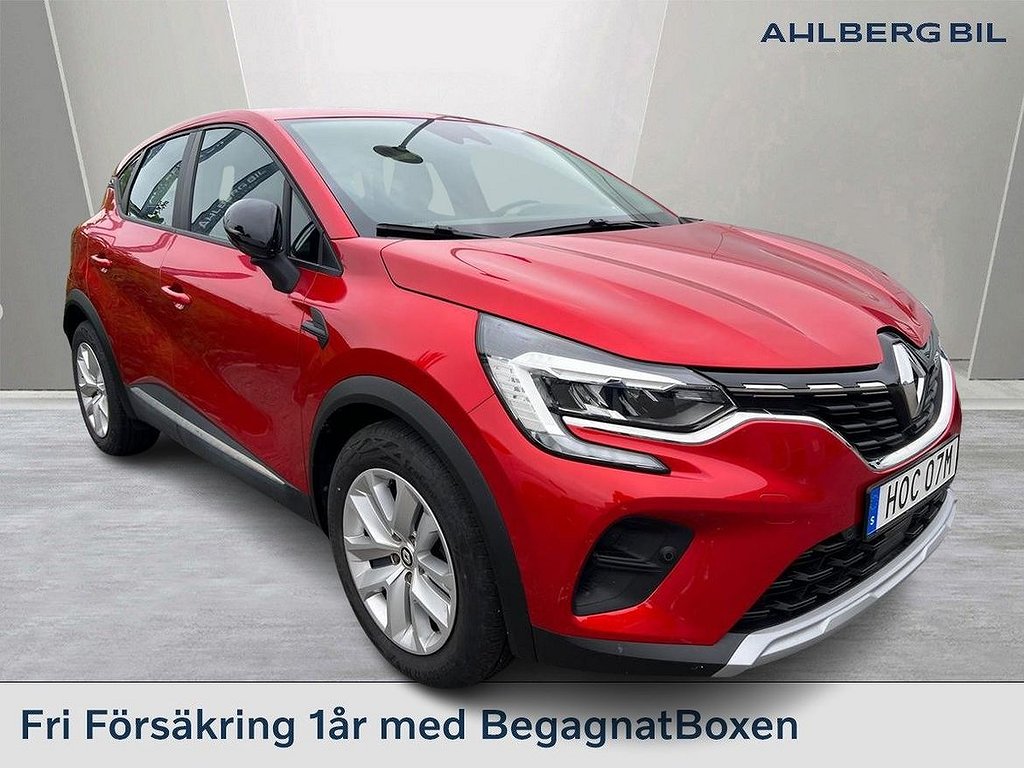 Renault Captur TCe 90 Zen, Parkeringskamera Bak, Bluetooth, AppleCarplay