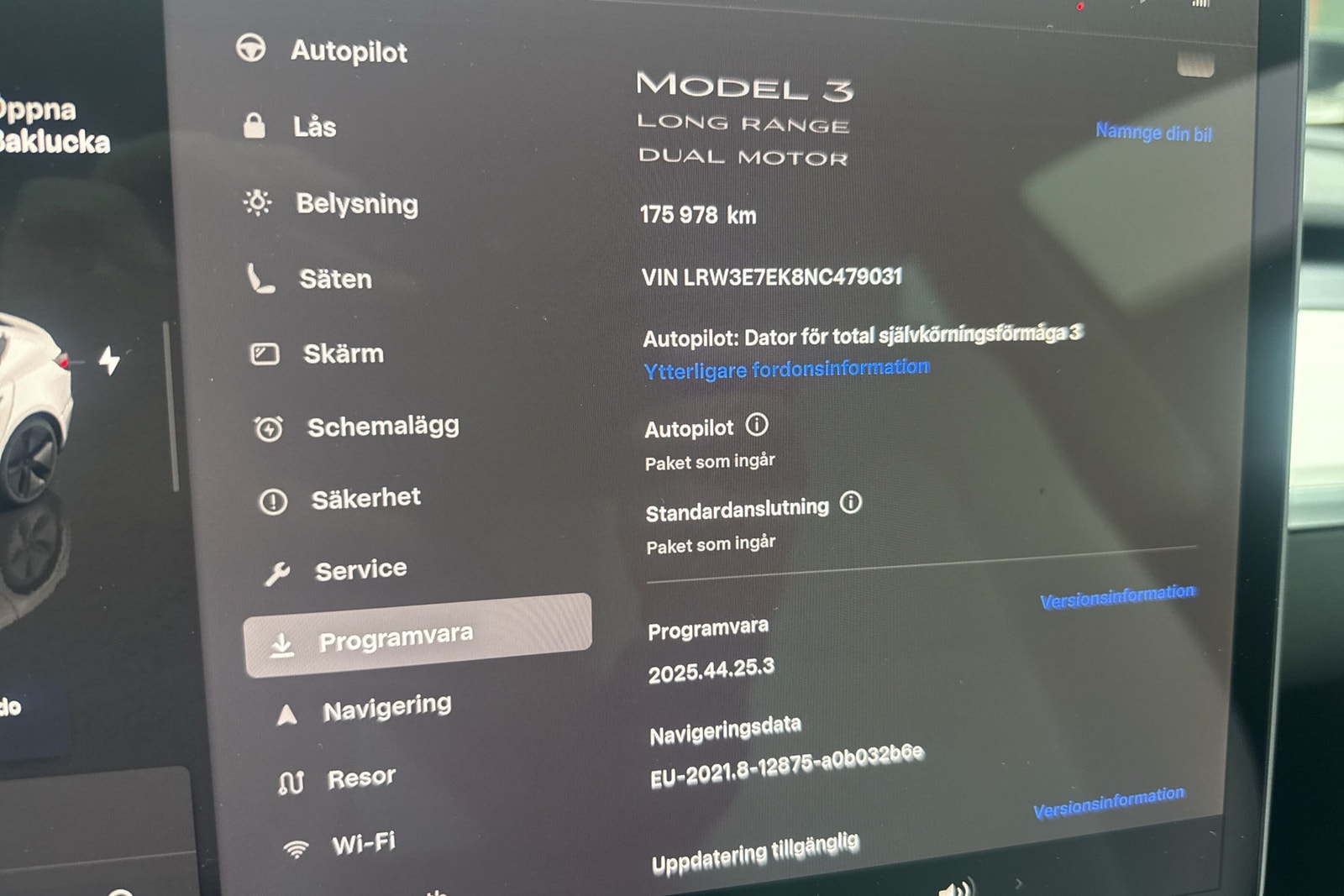 Tesla Model 3 Long Range AWD Autopilot 2022 - miniatyr 16