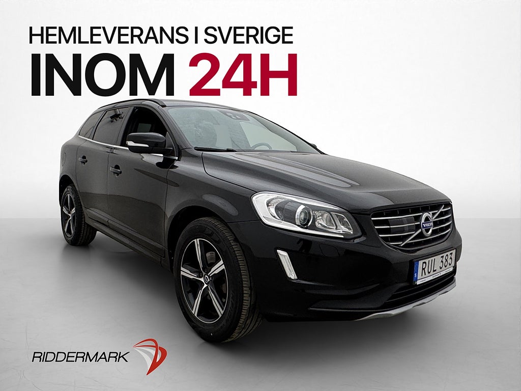 Volvo XC60 D4 Classic En-Brukare VOC Värmare BLIS Rattvärme