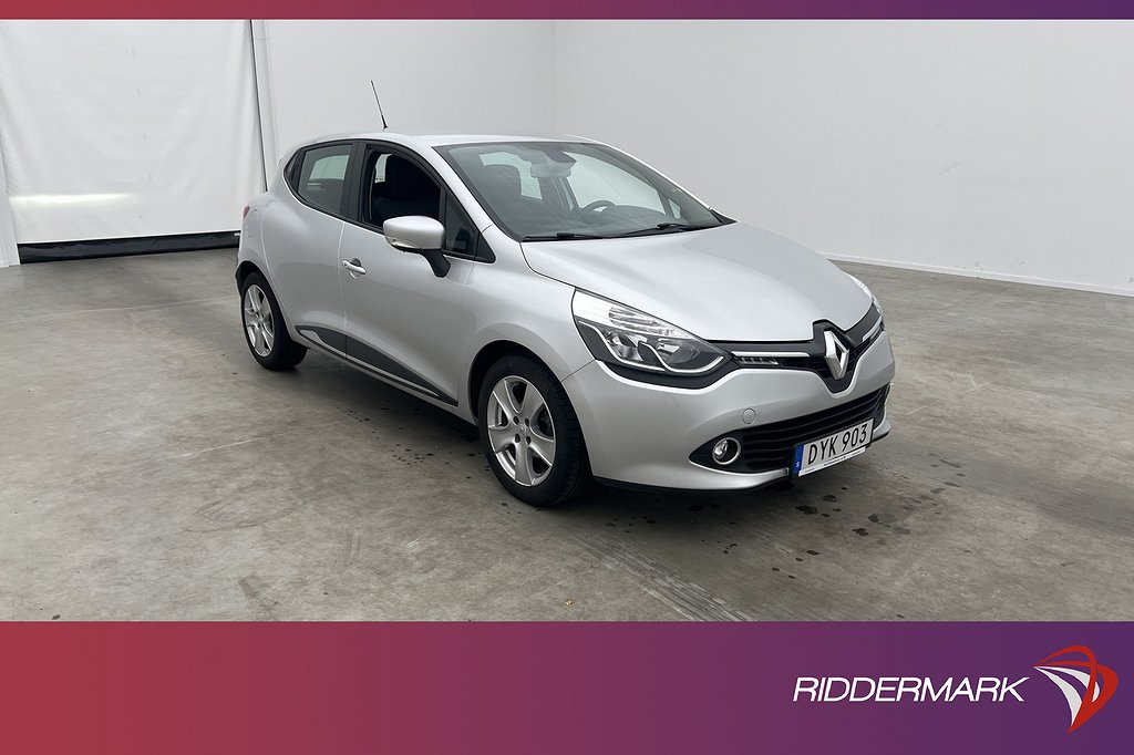 Renault Clio TCe 90hk Energy Navi Keyless Välserv 0,45l/mil