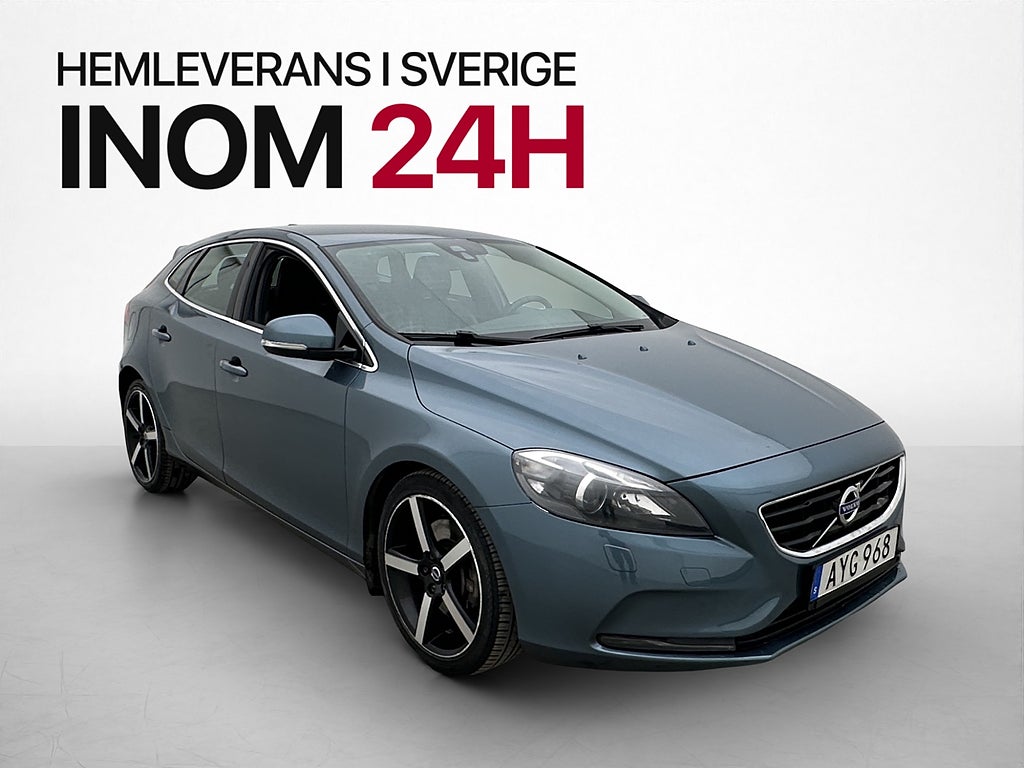 Volvo V40 D4 Summum VOC Värmare Kamera Skinn Elstol Dragkrok