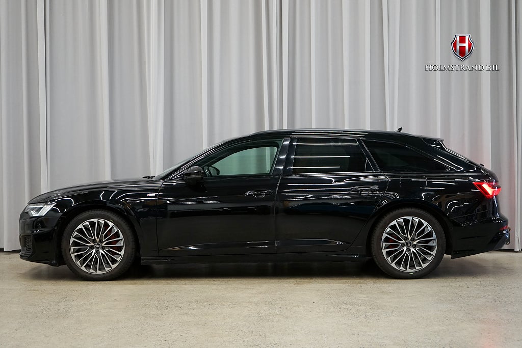 Audi A6 55 TFSI e quattro S line Drag Svart-opt Carplay 