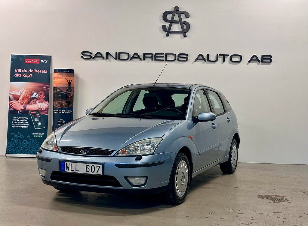 Ford Focus 5-dörrars 1.6 Flexifuel, LÅG MIL, 1 ÄGARE, NY BES