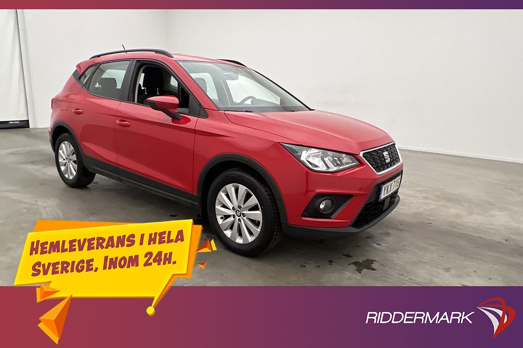 Seat Arona 1.0 TSI 95hk Kamera P-Sensorer  CarPlay Bluetooth