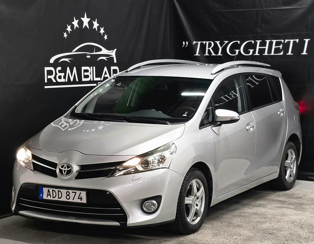 Toyota Verso 7 sits, Få ägare, B-kam, 147HK, Ny Serv/Bes!!!