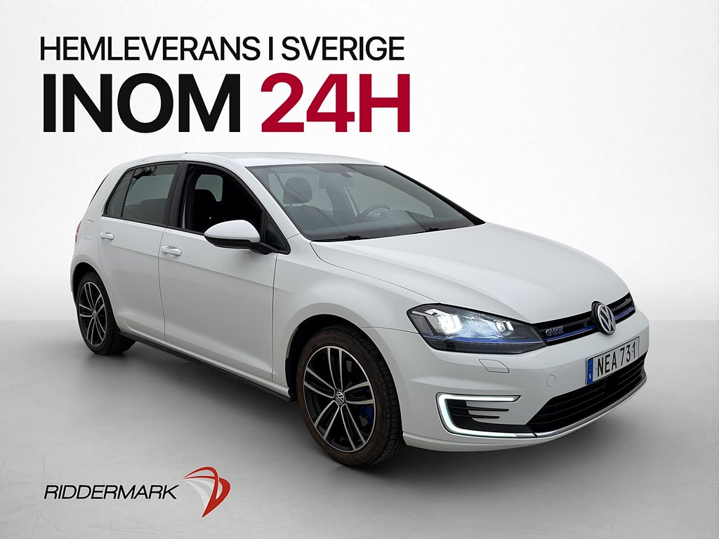 Volkswagen Golf GTE 204hk P-Värmare Kamera Drag CarPlay LED